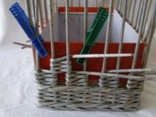 Плетение корзин и других предметов интерьера из газетных трубочек: мастер-классы, видео-инструкции
