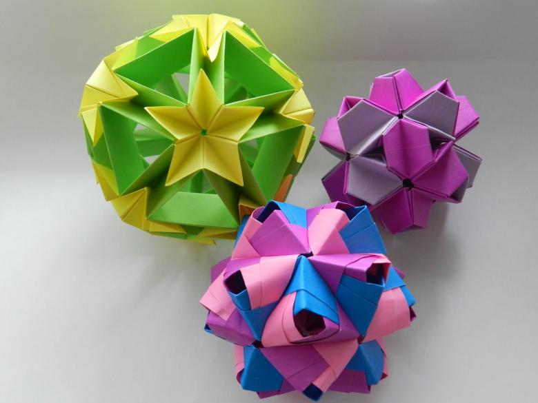 Кусудама: варианты, фото-схемы как сделать кусудаму шары из бумаги