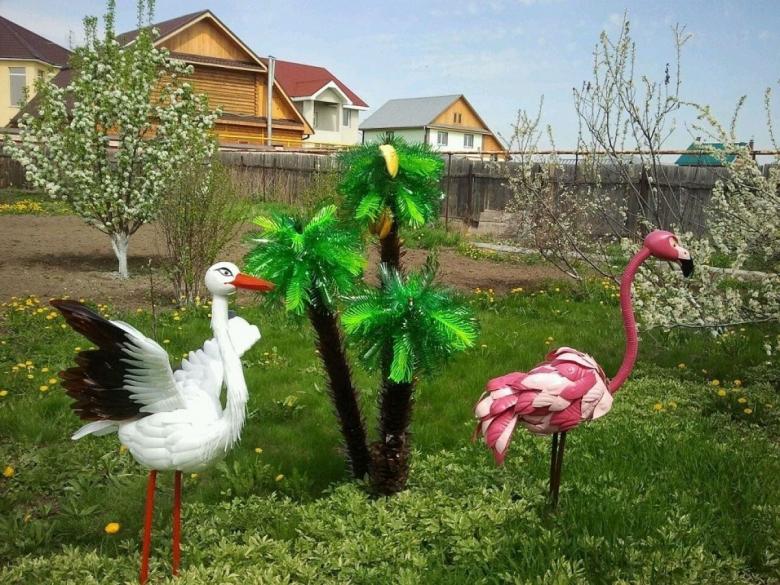 Садовые поделки своими руками из подручных средств - фото-идеи уникальных изделий для сада