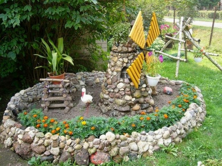 Садовые поделки своими руками из подручных средств - фото-идеи уникальных изделий для сада
