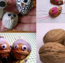 Поделки из скорлупы грецкого ореха: фото-примеры и видео-инструкции