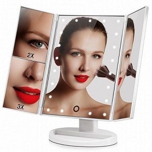 Зеркало косметическое с LED-подсветкой, фото